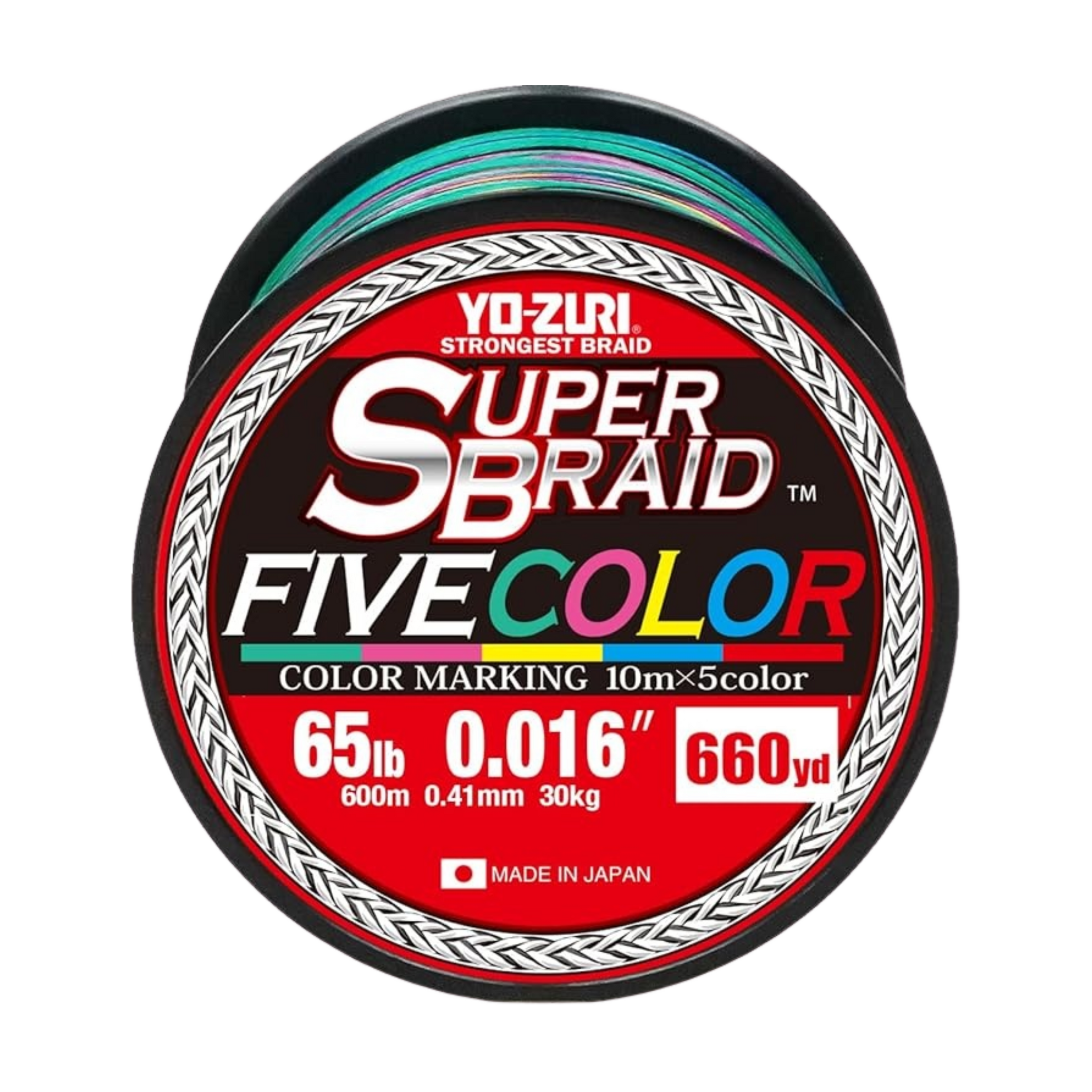 Yo-Zuri Super Braid 660yd Five Color