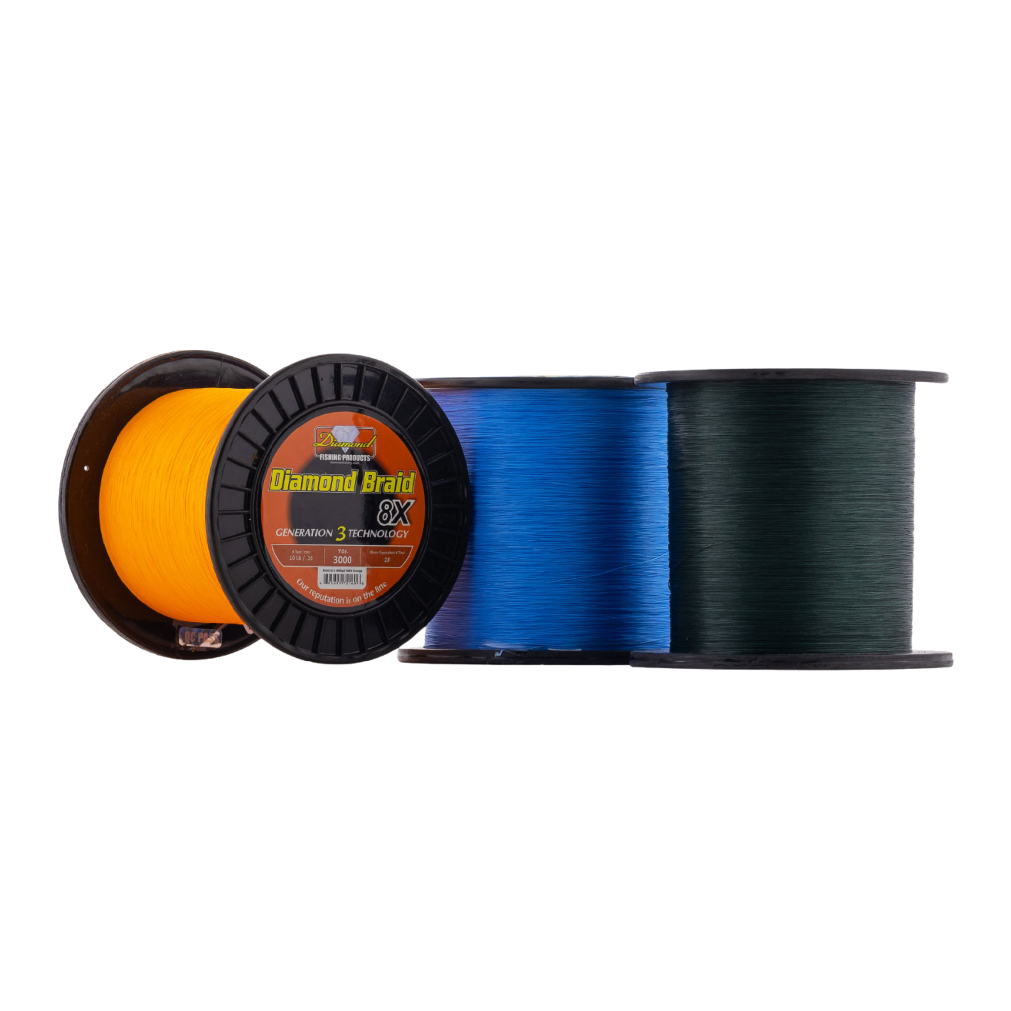 Diamond Generation 3 - 8x Solid Core Braid 300 yds