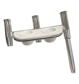 Tigress 88148 GS Offset Triple Rod Holder with Cup Holders - Port Side