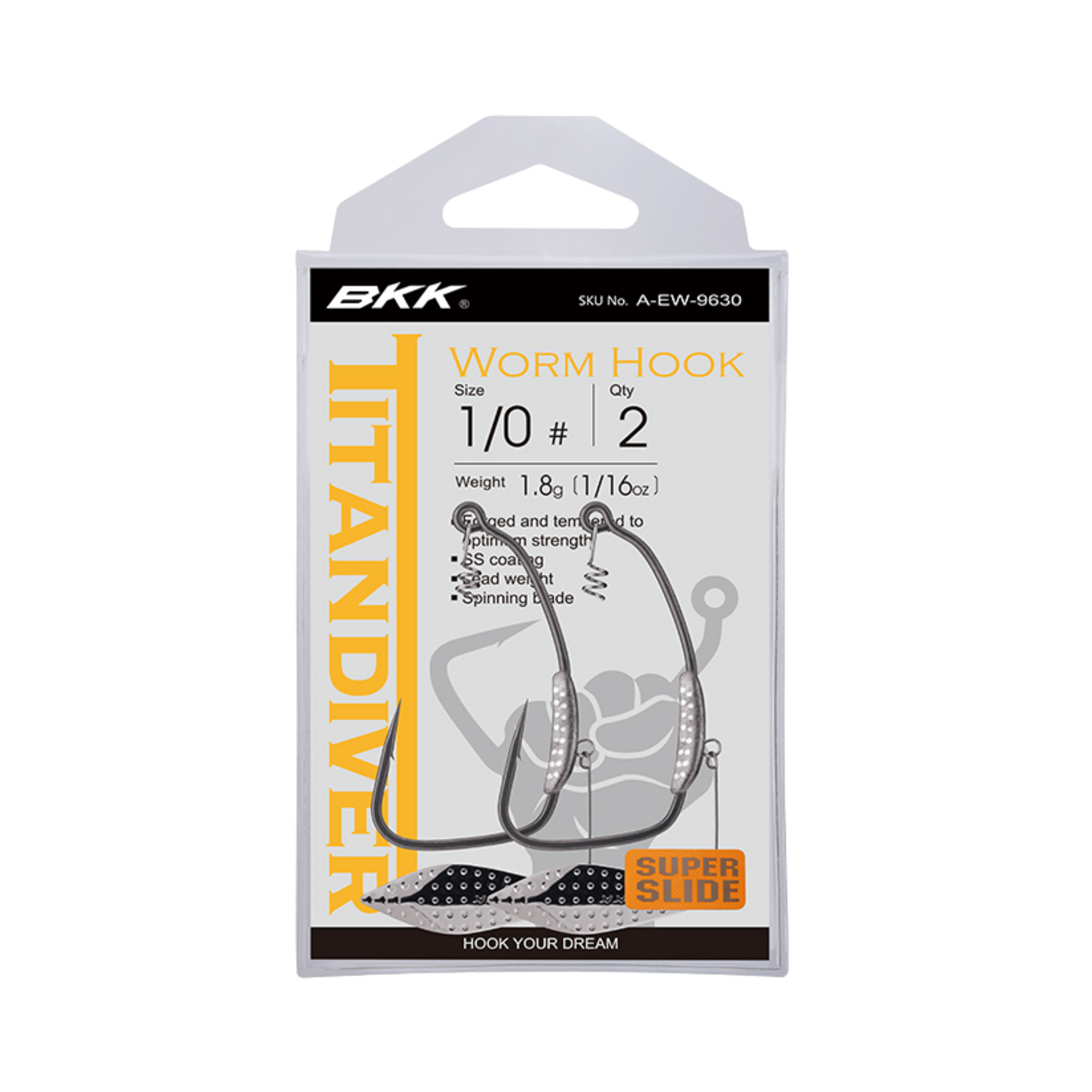 BKK Titandiver Plastic Lure Hooks