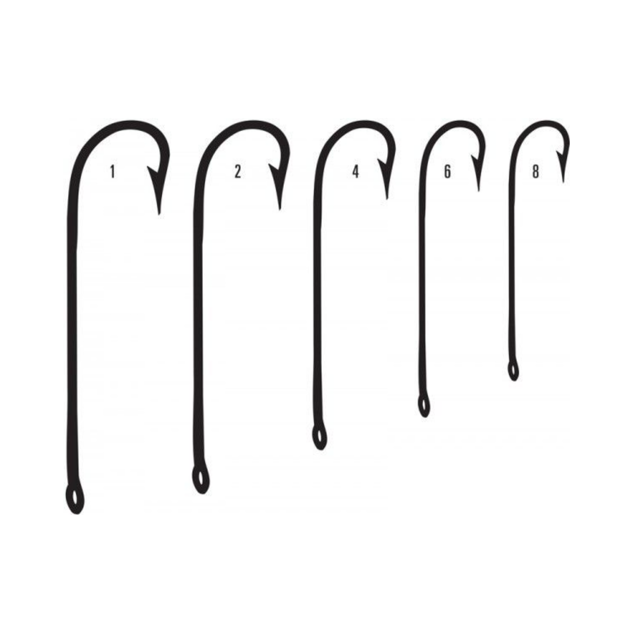 Mustad Carlisle Poly Bag Hook 3191-BN/3191-BR/3191-BU/3192