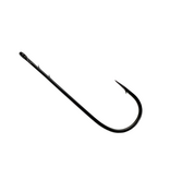 Owner Worm Hook-Black Chrome X-Strong Straight 7Pk 1/0