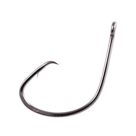 Owner Tournament Mutu Light Circle Hooks Black Chrome