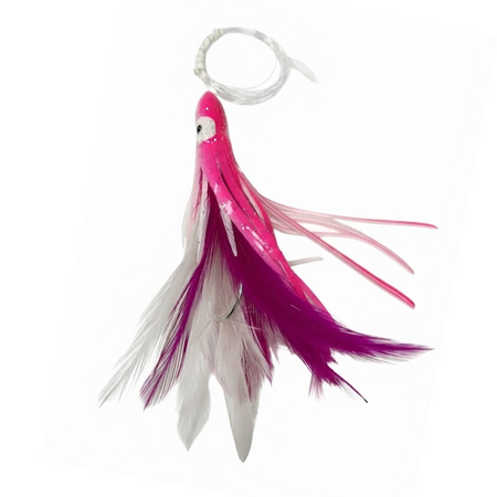 Tackle Center Squid Skirt Small Feather Rigged