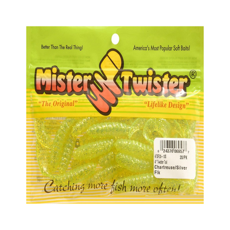 Mister Twister 4" Chrt/Sil Flak