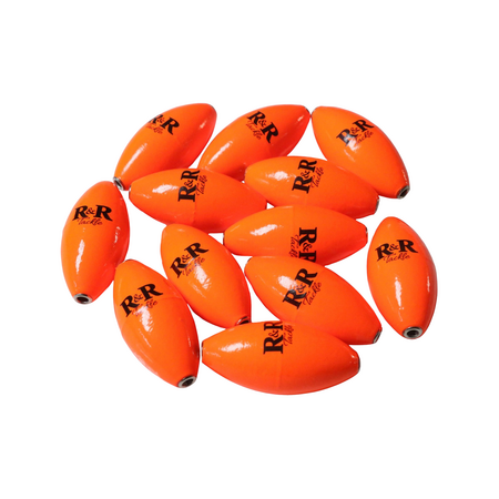 R & R Tackle Kite Float Orange 12 pack