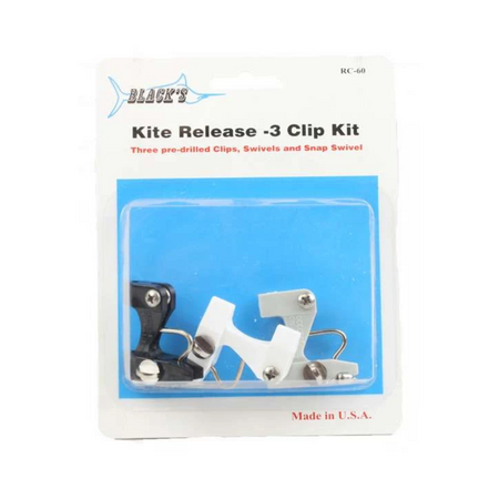 Black's Marine RC60 Kite Clip 3 Clips