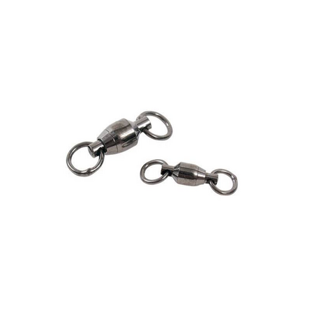 Spro SBSB2WR-04-3 BB Swivel 2-Welded Ring Sz4 150Lb Blk 3Pk