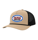 Tackle Center Dry Fit 5-Panel Rope Hat - Tan/Black
