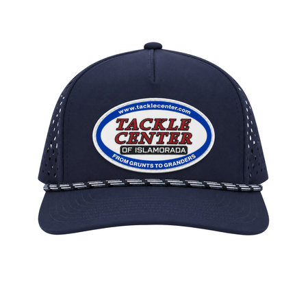 Tackle Center Dry Fit 5-Panel Rope Hat - True Navy