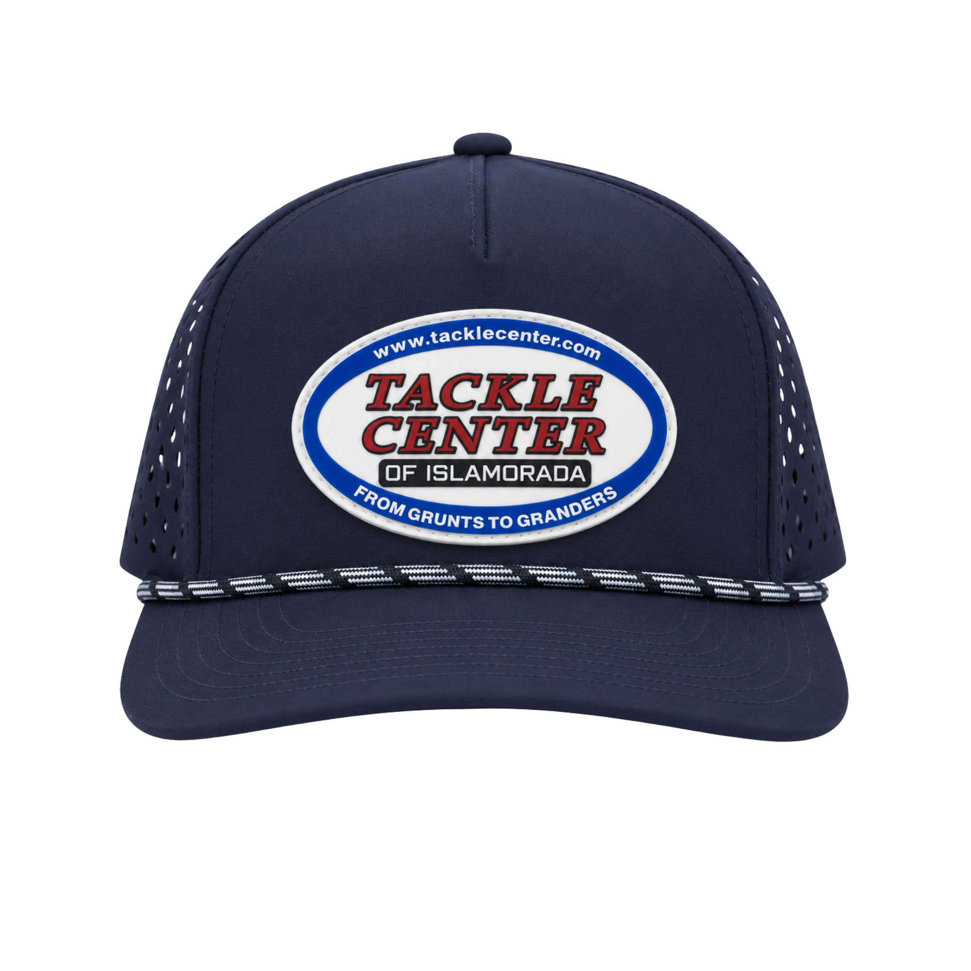 Tackle Center Dry Fit 5-Panel Rope Hat - True Navy