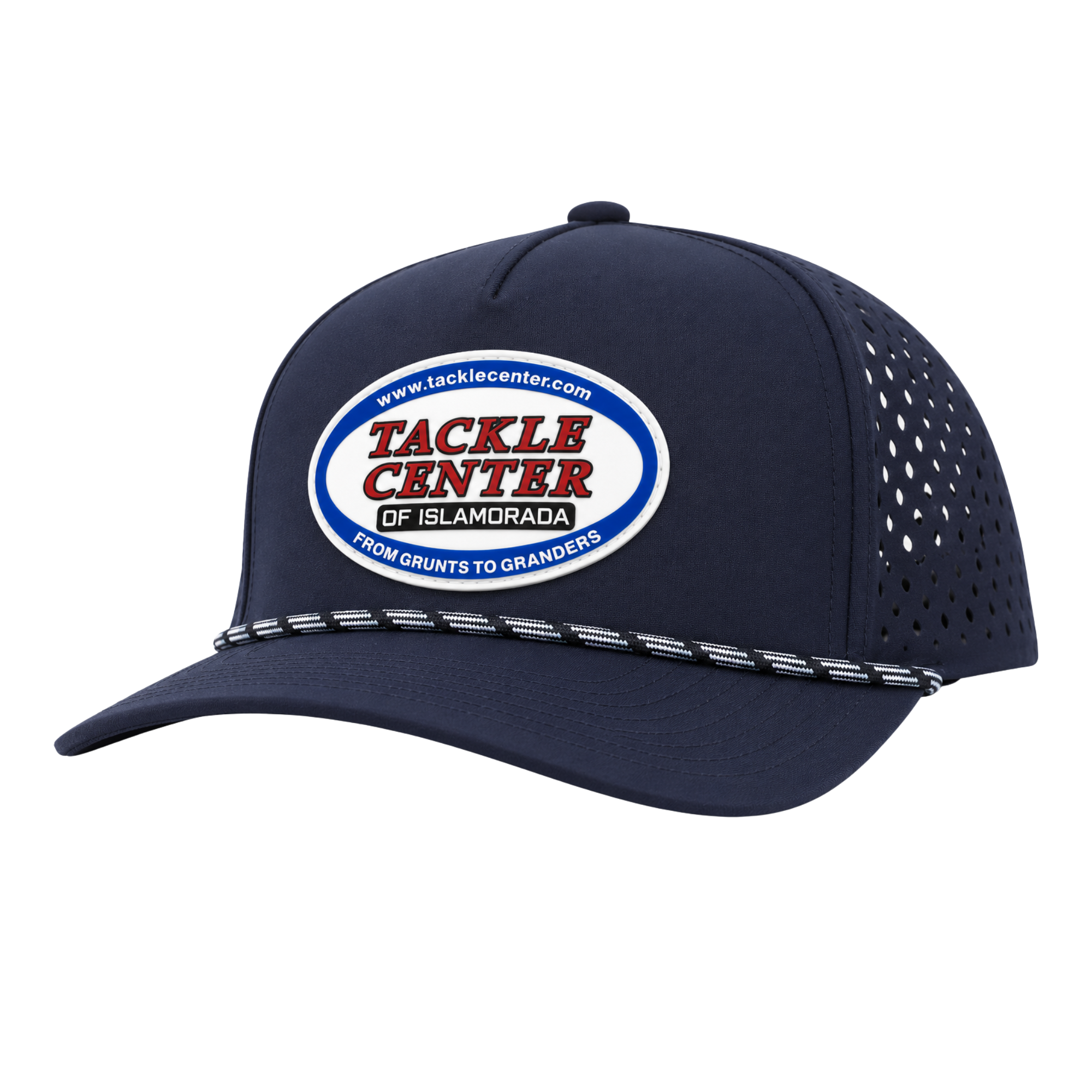 Tackle Center Dry Fit 5-Panel Rope Hat - True Navy