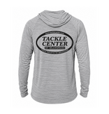 Billfish Gear Long Sleeve Hooded Performance Shirt - Gray