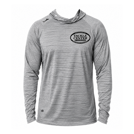 Billfish Gear Long Sleeve Hooded Performance Shirt - Gray