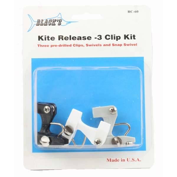 Black's Marine RC60 Kite Clip 3 Clips