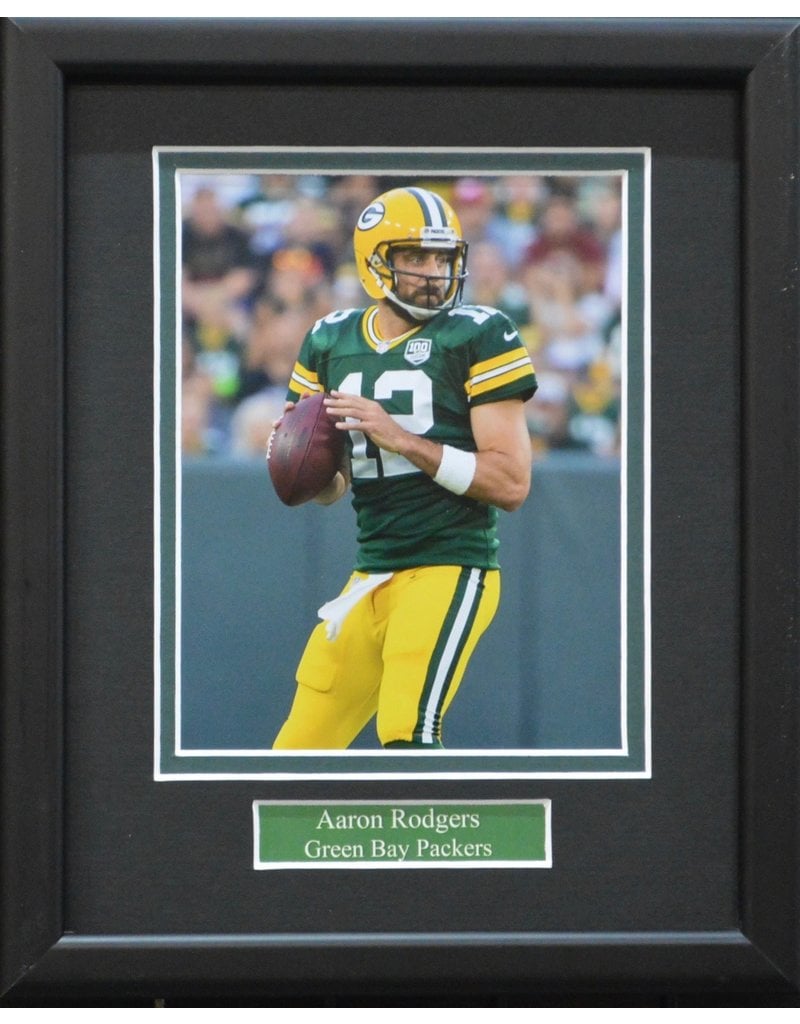 aaron rodgers framed jersey