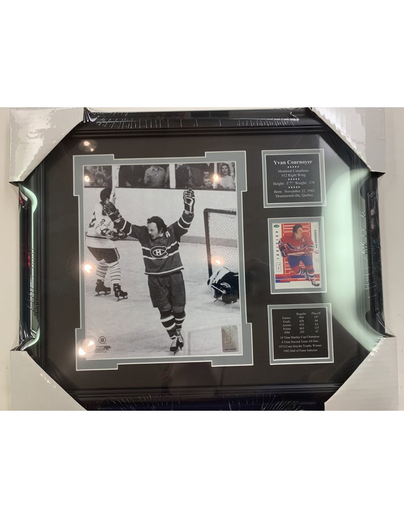 YVAN COURNOYER 13X16 FRAME - MONTREAL CANADIENS
