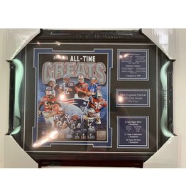 NEW ENGLAND PATRIOTS ALL-TIME GREATS 13X16 FRAME