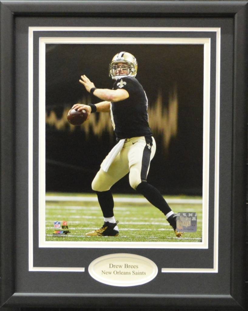 drew brees framed jersey