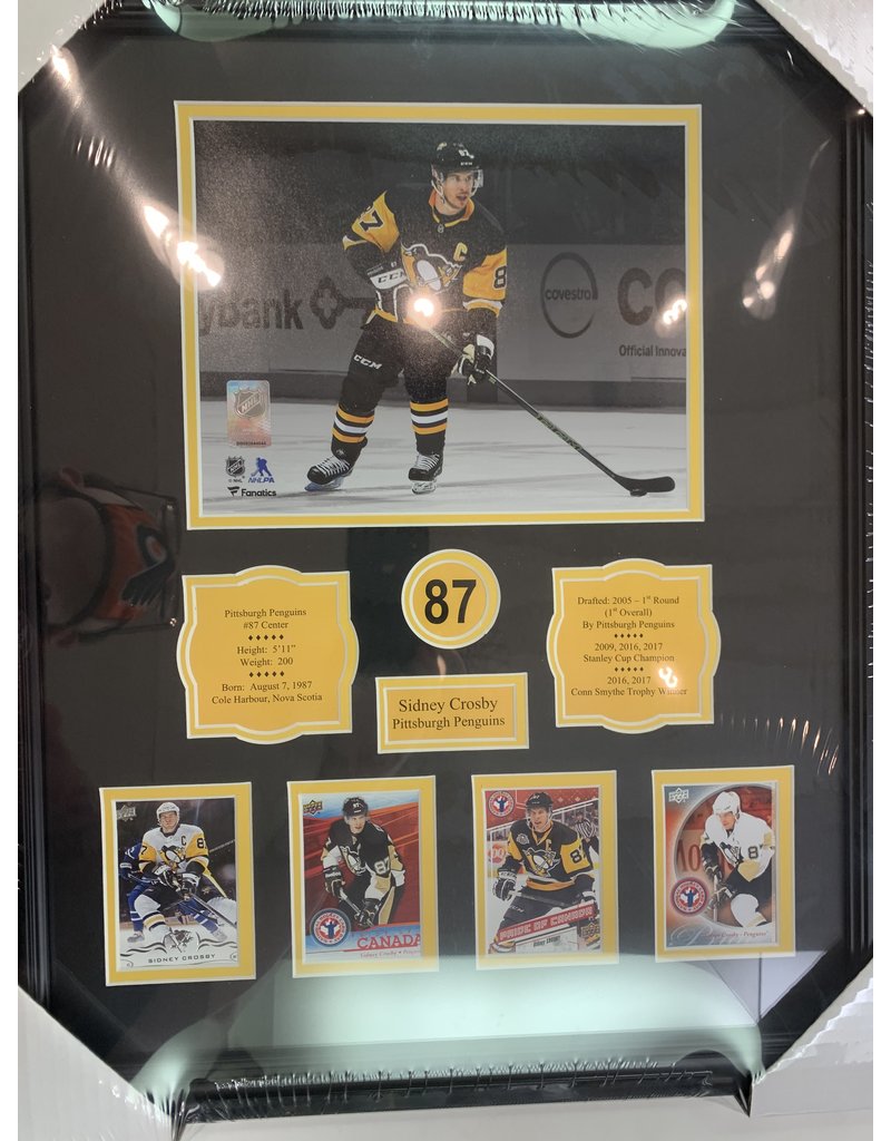 SIDNEY CROSBY 16X20 FRAME - PITTSBURGH PENGUINS