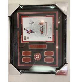 COLE CAUFIELD "FIRST NHL GOAL" AUTOGRAPH 16X20 FRAME - MONTREAL CANADIENS