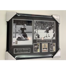 BOSTON BRUINS ALL-TIME GREATS 16X20 FRAME