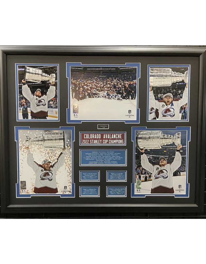 COLORADO AVALANCHE 2022 STANLEY CUP CHAMPIONS - 22X28 FRAMED LIMITED EDITION #/50