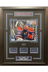 CONNOR MCDAVID AND JACK CAMPBELL 16X20 FRAMED LIMITED EDITION #/50 - EDMONTON OILERS