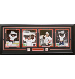 WASHINGTON CAPITALS 2018 STANLEY CUP CHAMPIONS - 4 PHOTO 16X42 FRAME