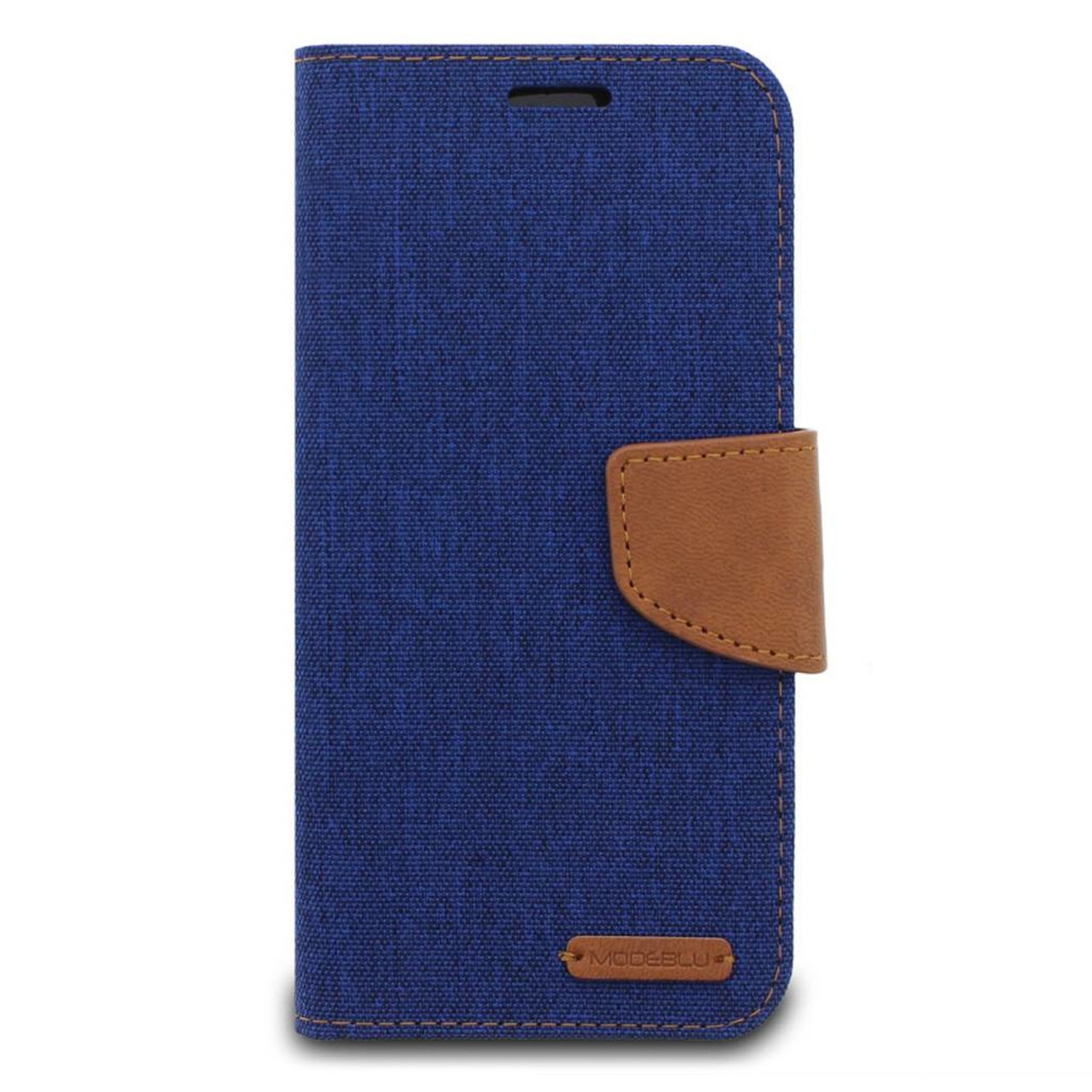 ModeBlu Canvas Wallet Pocket Diary Case for iPhone XS Max