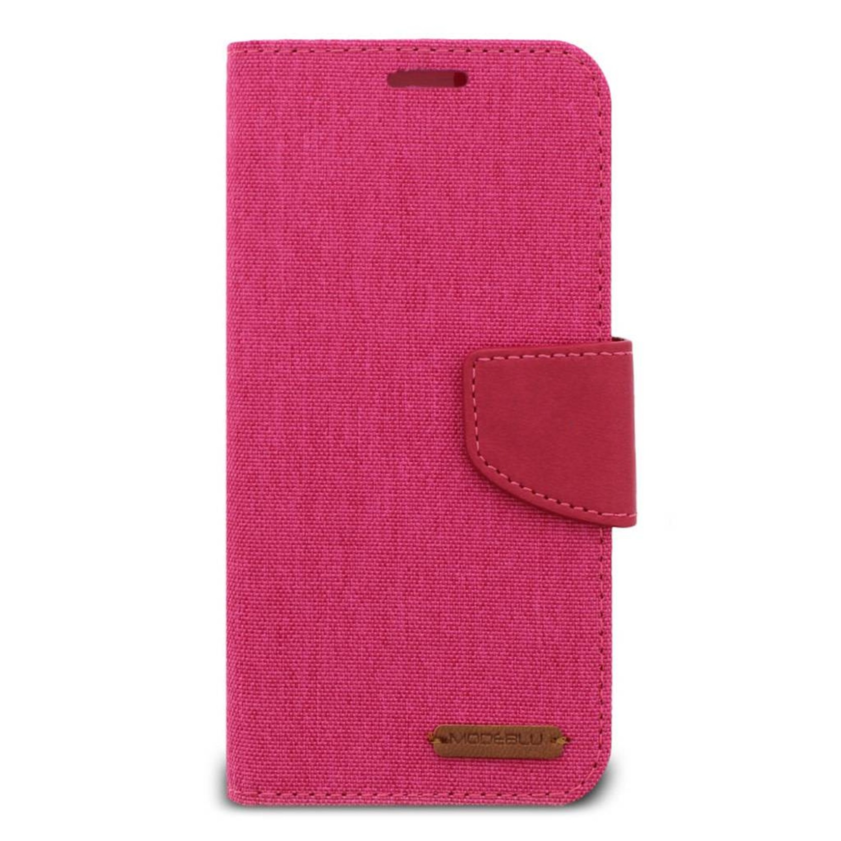 ModeBlu Canvas Wallet Pocket Diary Case for iPhone XR
