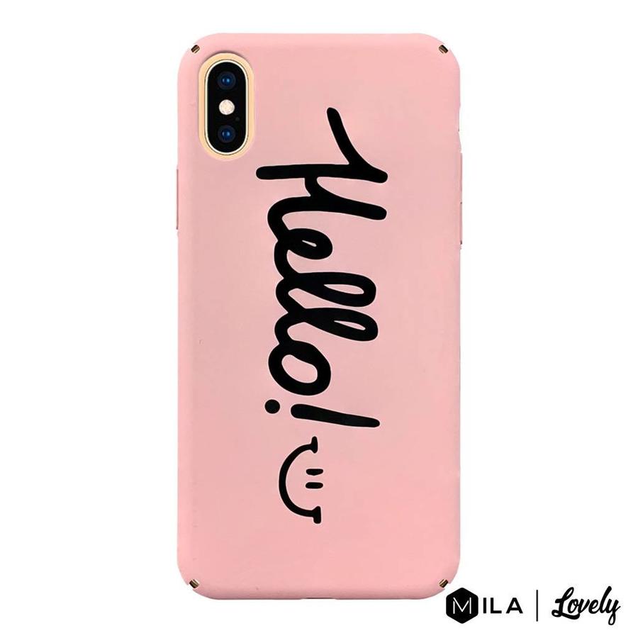 MILA | Lovely Hello Case for iPhone X / XS