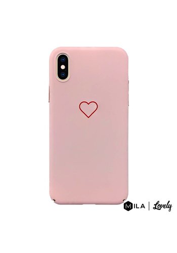 MILA | Lovely Center Heart Case for iPhone XS Max 
