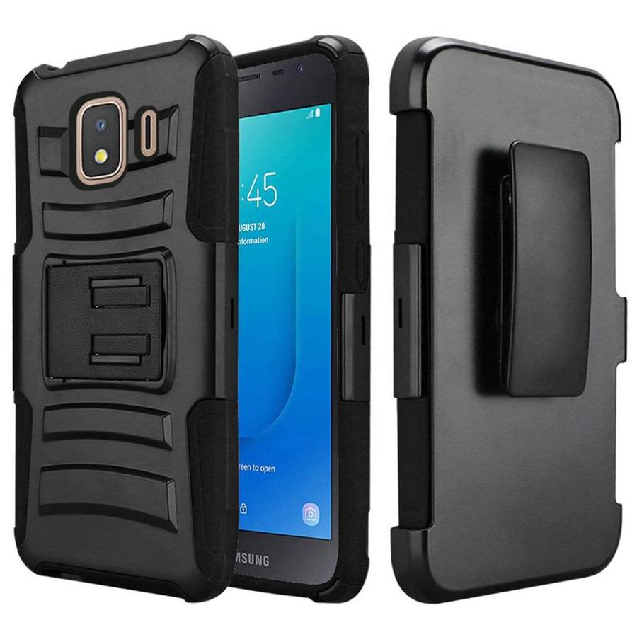 Armor Kickstand Holster Clip Case for Galaxy J2 Core (2018)