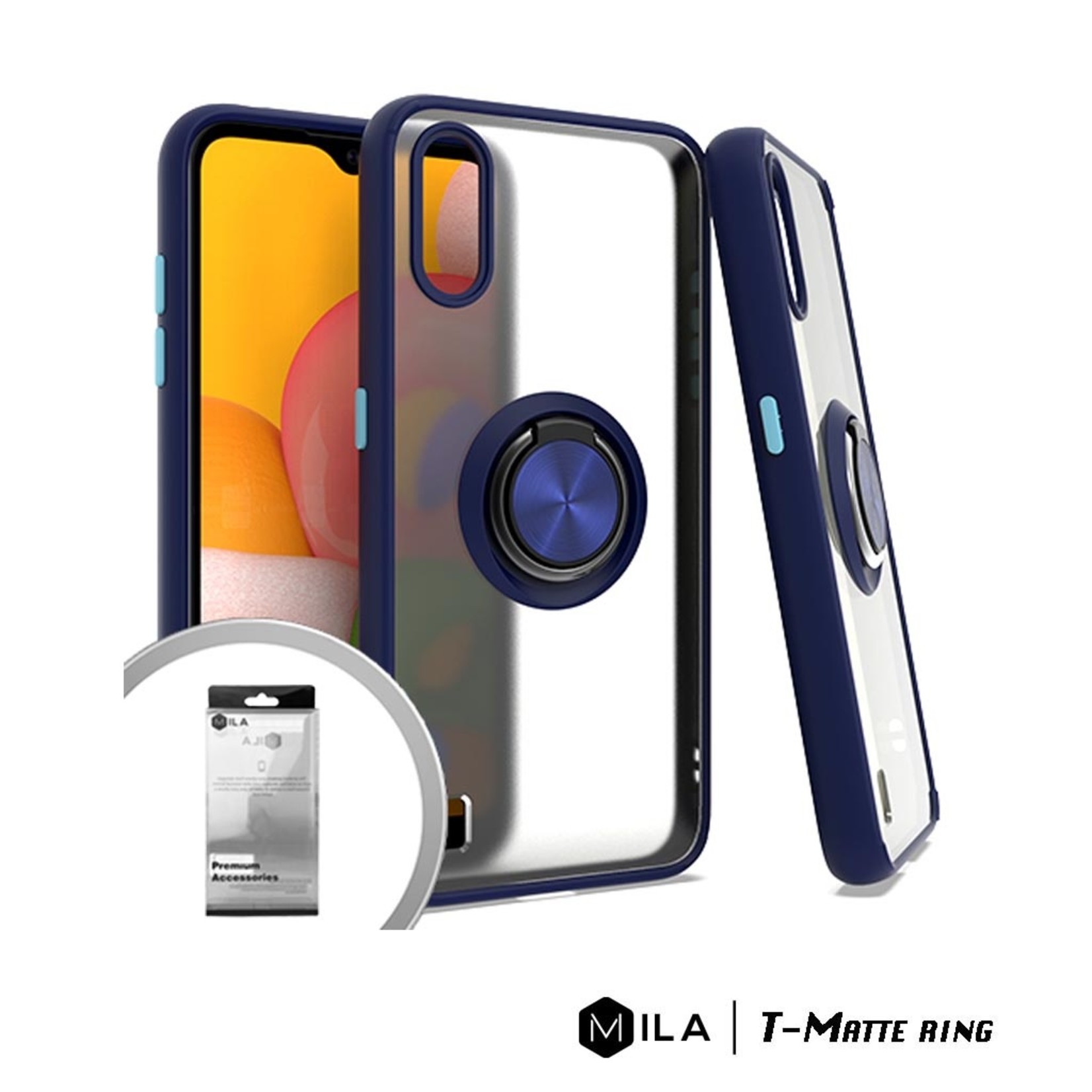 MILA | T-Matte Ring Case for Galaxy A01