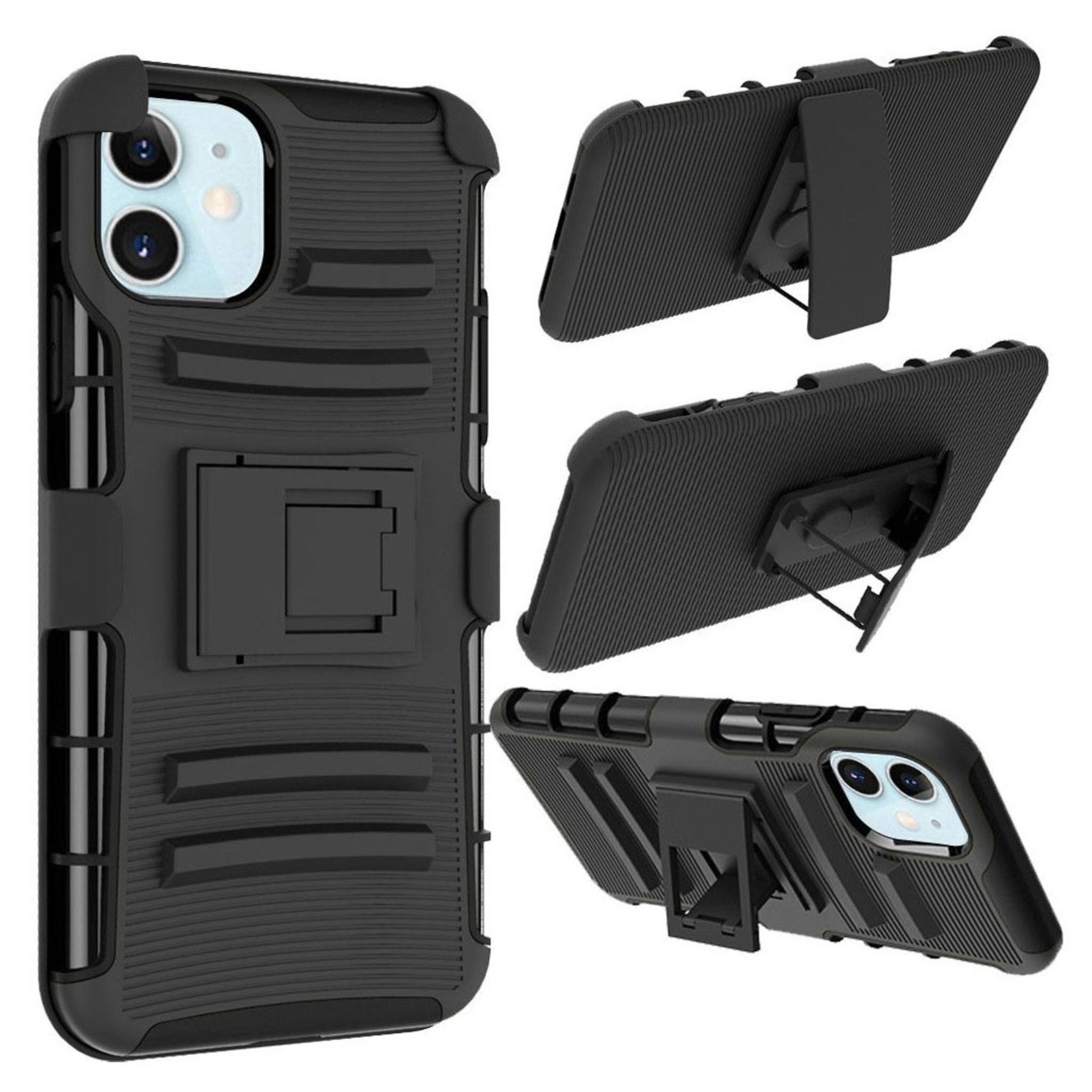 Armor Kickstand Holster Clip Case for iPhone 12 Mini
