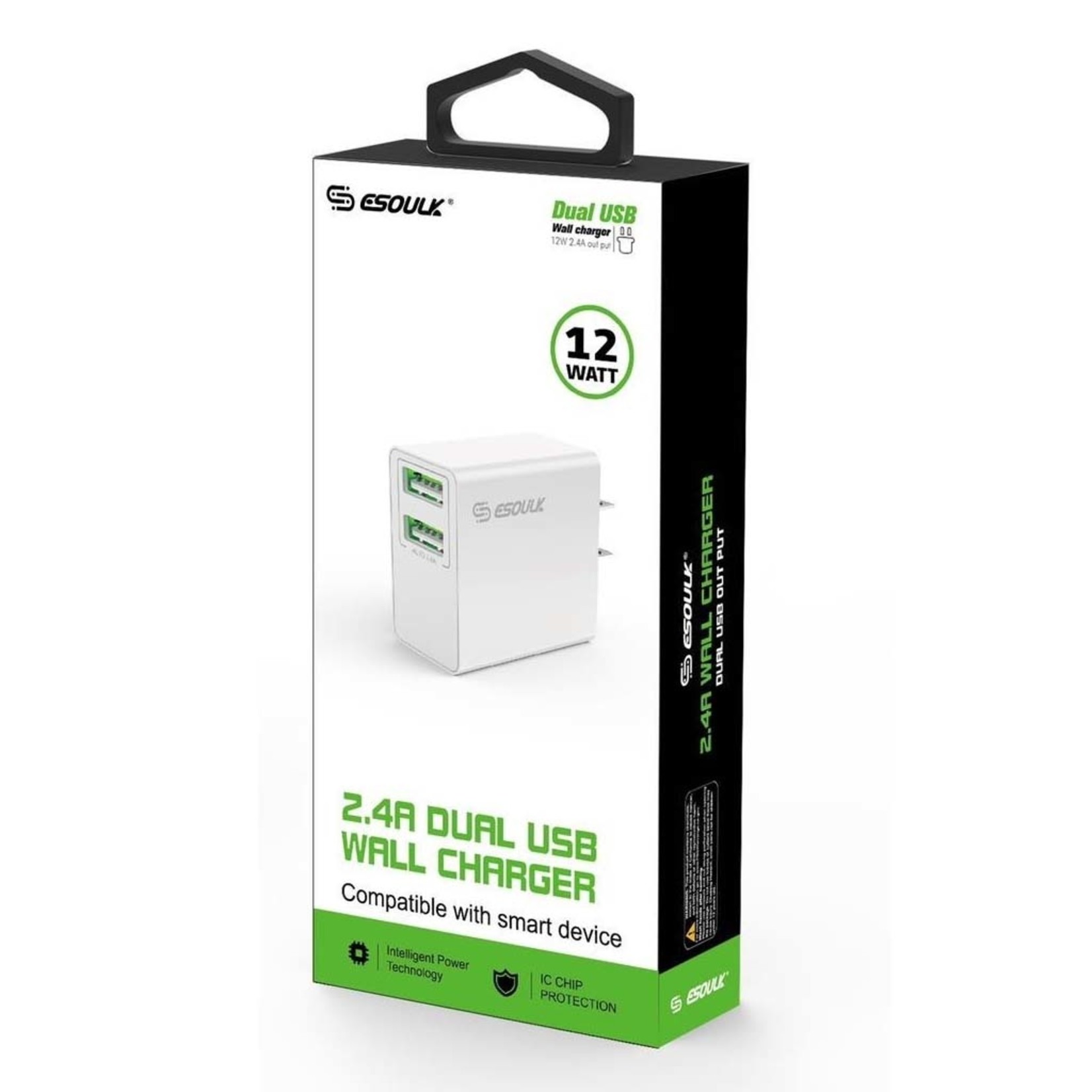 ESOULK | Dual Port USB Home Charger (Adapter Only)