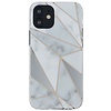 KASEAULT | Hard TPU  Electroplated Purity White Marble Design Case for iPhone 12 / 12 Pro