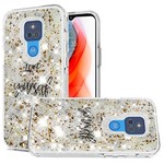Magnificent Love Yourself Glitter Design Case for Motorola Moto G Play (2021)