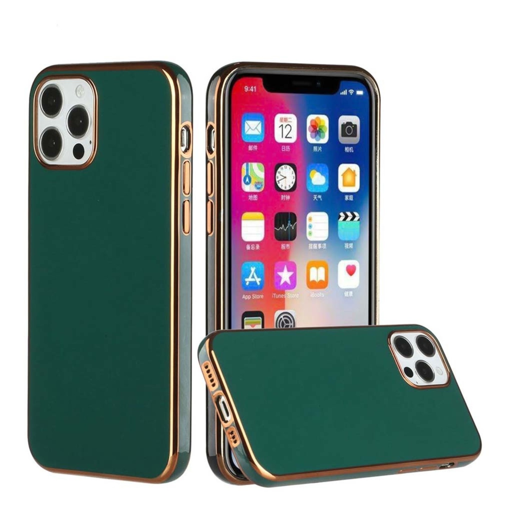 Fashionable Electroplated Solid Color Case for iPhone 12 Pro Max