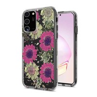 Transparent Pink Daisy Design Case for Galaxy Note 20 Ultra
