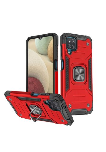 Robust Armor Case with MagRing Kickstand for Galaxy A12 