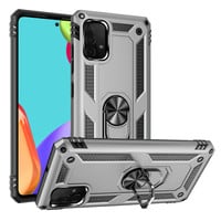Slim Hybrid PC TPU Magnetic Ring Case for Galaxy A12