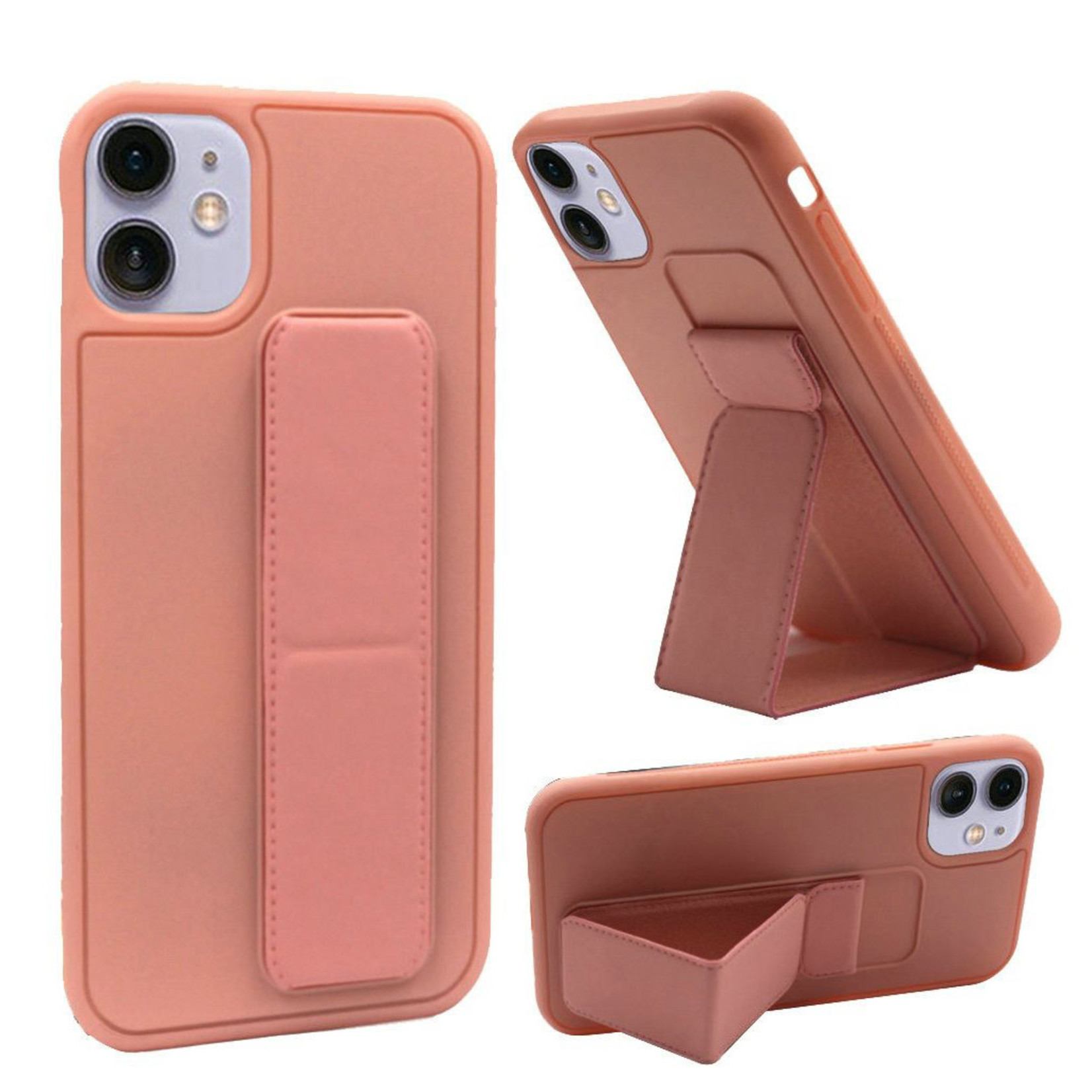Premium PC TPU Foldable Magnetic Kickstand Case for iPhone 13 Pro Max