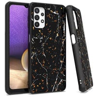 Marble Chrome Flakes Design Case for Galaxy A32 5G