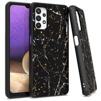 Marble Chrome Flakes Design Case for Galaxy A02S