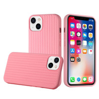 Novelty Silicone Thick Woven Design Case Cover for iPhone 13 Pro Max