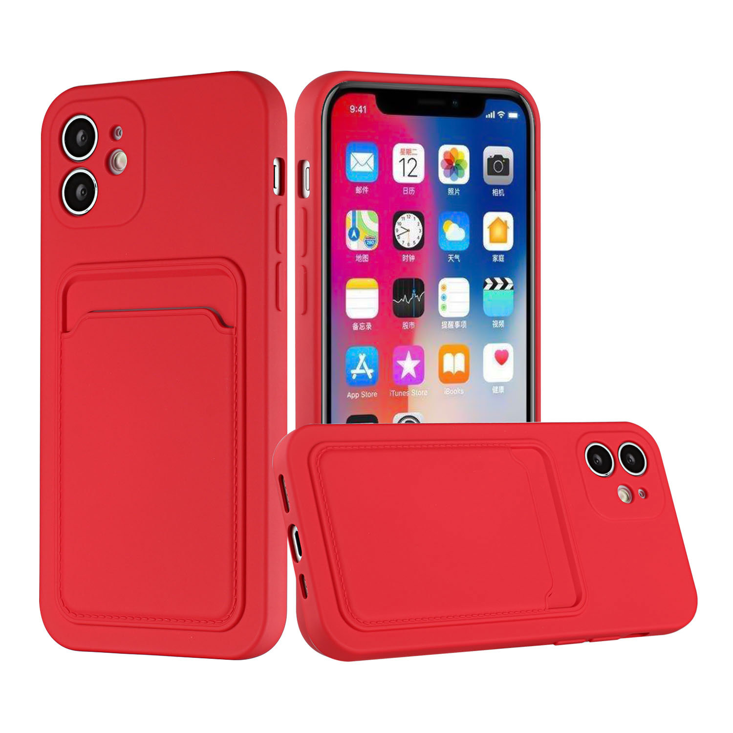 Pro Case with Credit Card Holder for iPhone 13 Pro G Wireless