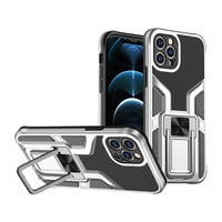 Sleek Armor Bumper Case with Magnetic Vertical Stand for iPhone 13