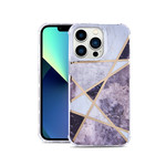 KASEAULT | Hard TPU  Electroplated Power Marble Design Case for iPhone 13